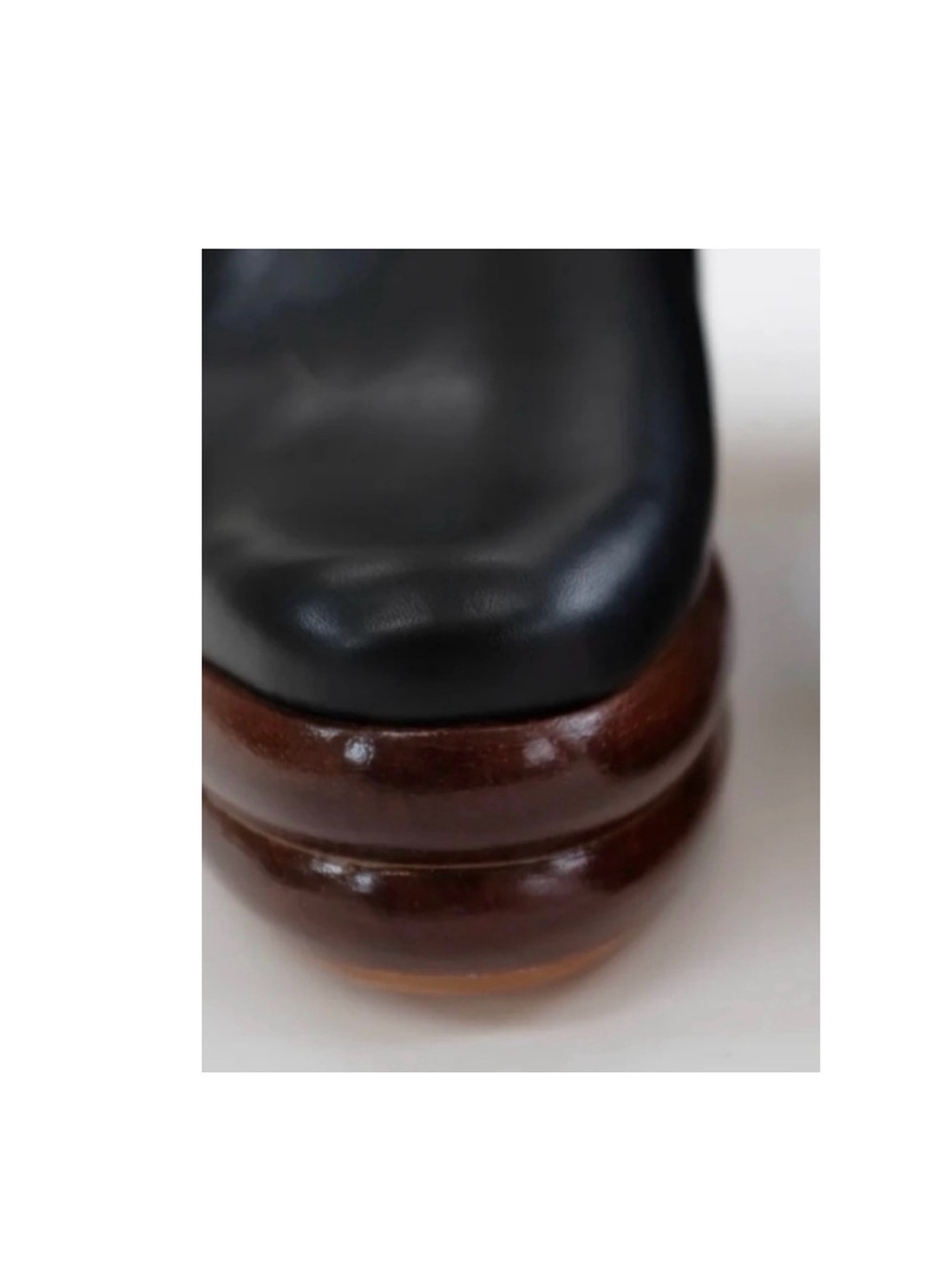 BEKLINA Sedia Clog Black Leather Heels Peru 6.5 7 7.5 - Picture 7 of 11